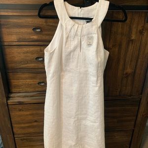 White House Black Market WHBM White Shift Dress size 12 never worn